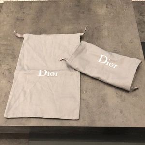 2 authentic Dior dust bag